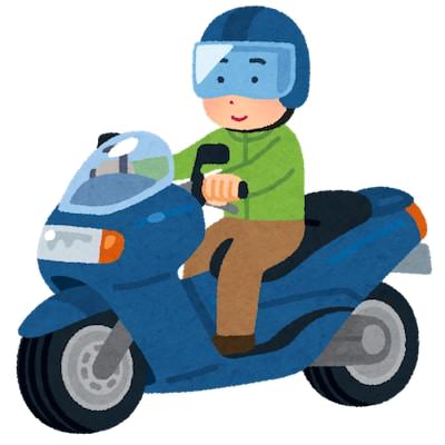 バイクの洗車後にワックスをかけた人